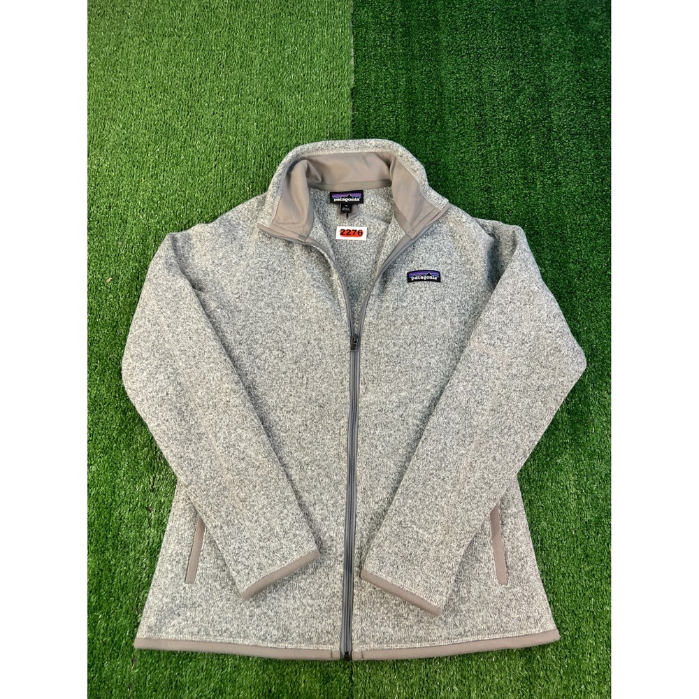 Patagonia Womens Better Sweater Full Zip Fleece Jacket Grey Heather Size M